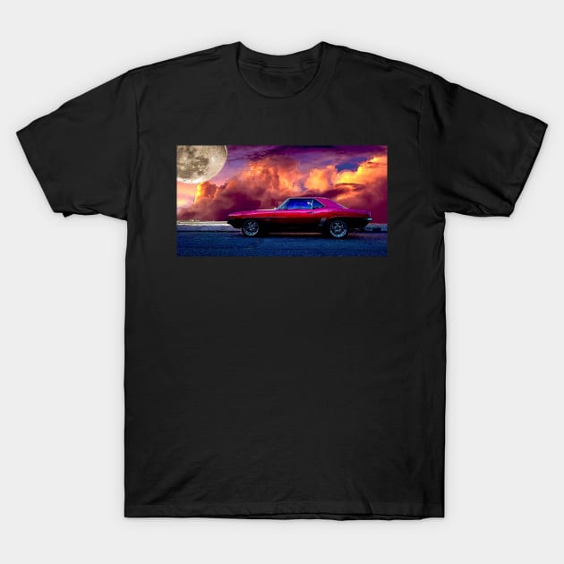 muscle car T-Shirt by rickylabellevie